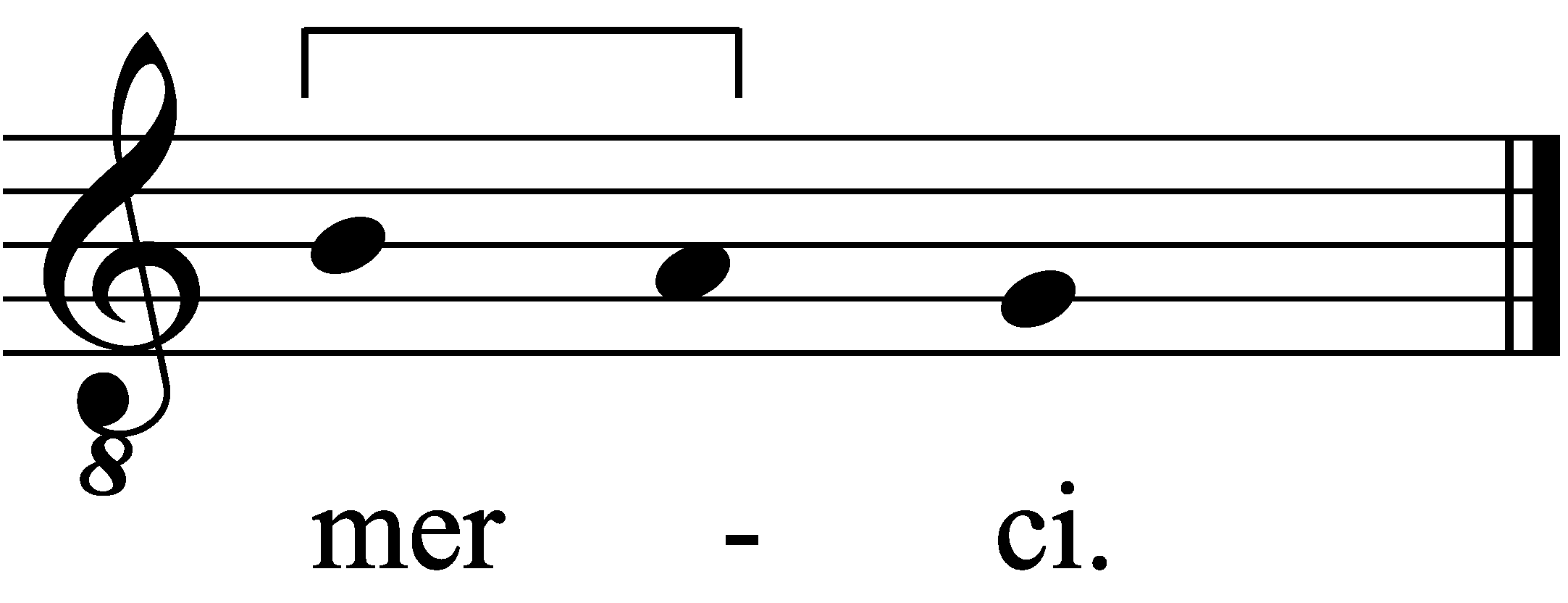 Refrain musical notation